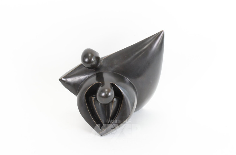 Skulptur "Trauernde mit Schutzengel"