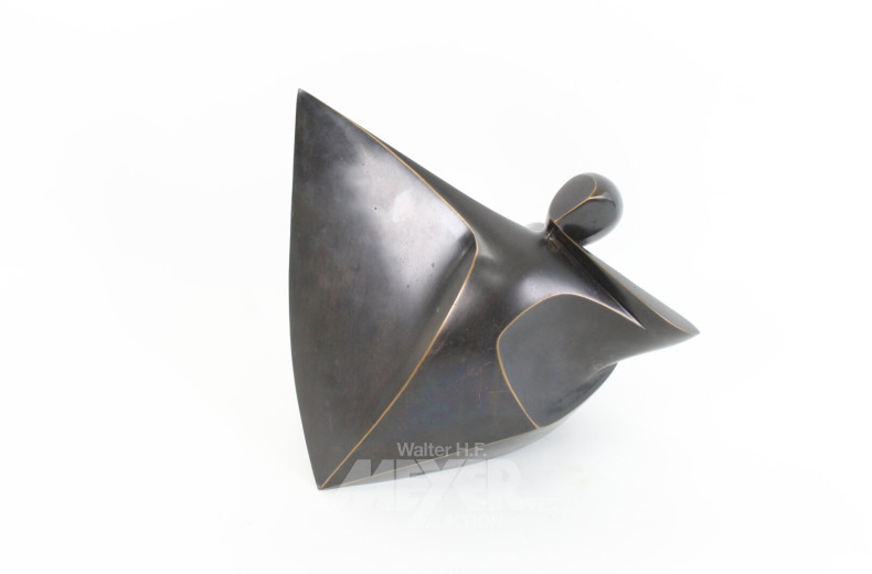 Skulptur "Trauernde mit Schutzengel"