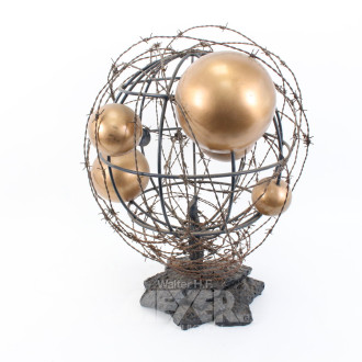 Skulptur "Bedrohte Welt"