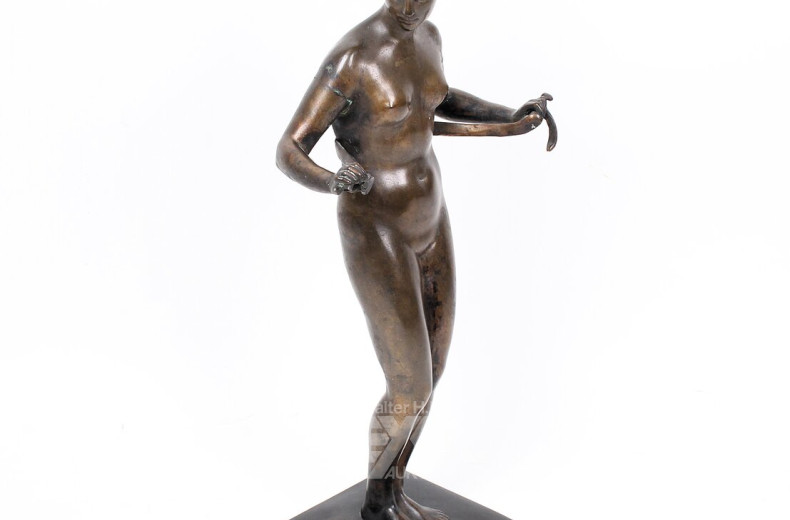 Bronzefigur "Weibl. Akt"