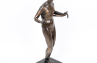 Bronzefigur "Weibl. Akt"