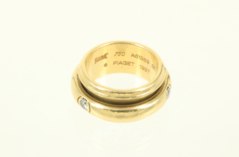 PIAGET Wendering um ca. 1997 mit 3 kl. Brillanten von ges. ca. 0.2ct