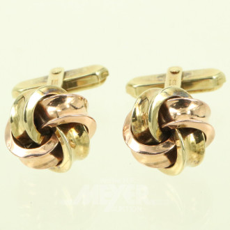 Paar Knoten-Manschettenknöpfe