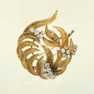 Broschenanhänger mit Diamantimitationen