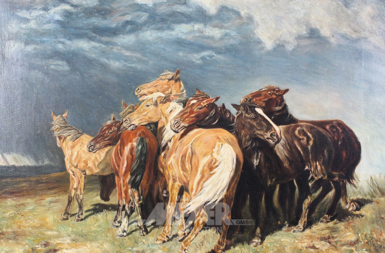 Gemälde "Wildpferde"