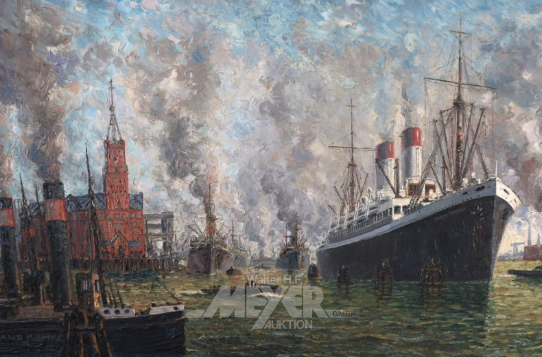 Gemälde 'Hamburger Hafen'
