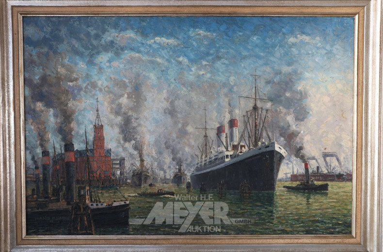Gemälde 'Hamburger Hafen'