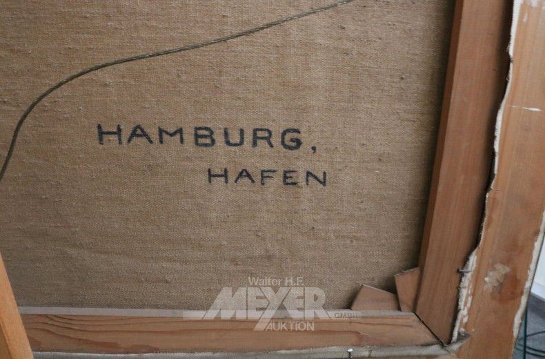 Gemälde 'Hamburger Hafen'