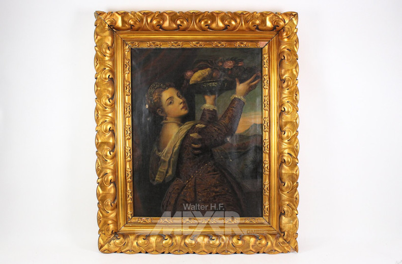 Bild "Dame mit Obstschale"