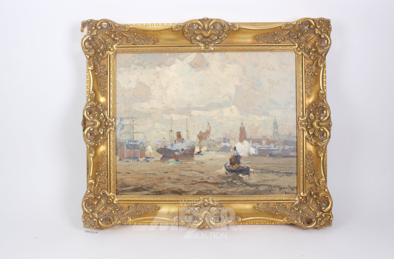 Gemälde "Hamburger Hafen"