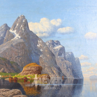 Gemälde "Fjordlandschaft"