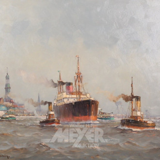 Gemälde "Hamburger Hafen"