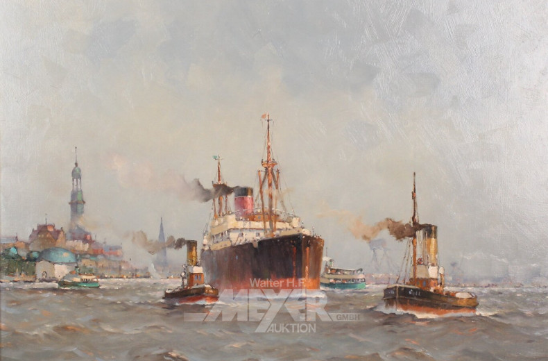 Gemälde "Hamburger Hafen"