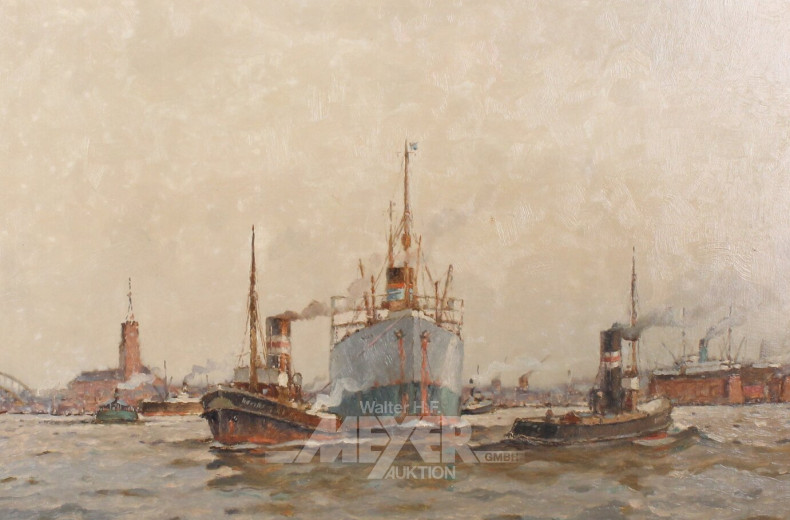 Gemälde "Hamburger Hafen"