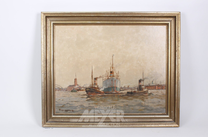 Gemälde "Hamburger Hafen"