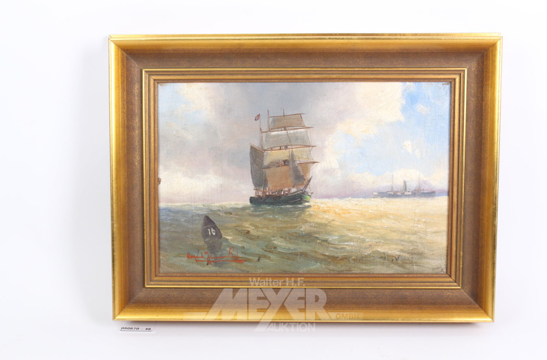 Gemälde "Segelschiff"