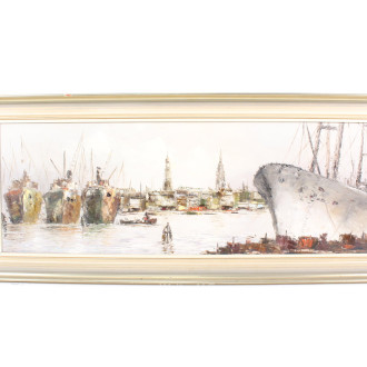 Gemälde "Hamburger Hafen"