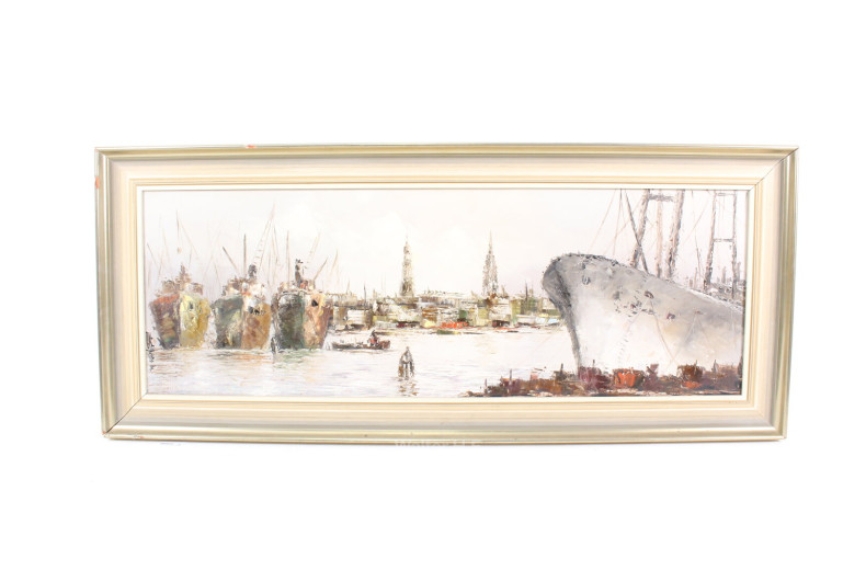 Gemälde "Hamburger Hafen"