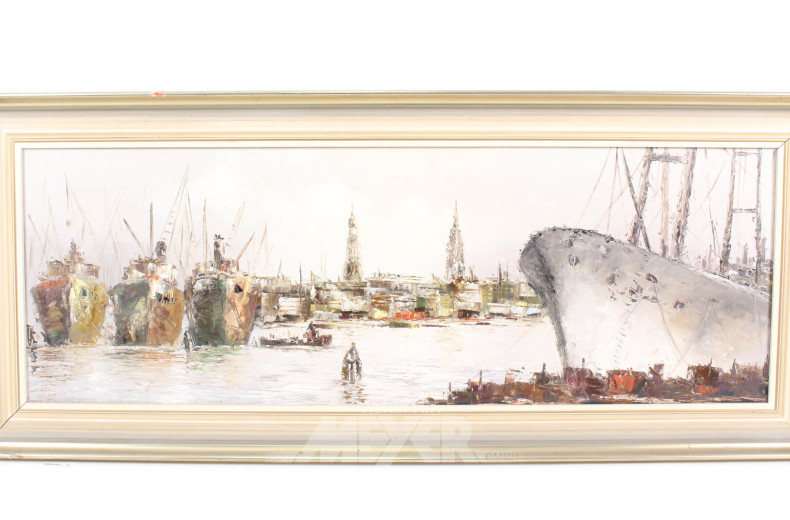 Gemälde "Hamburger Hafen"