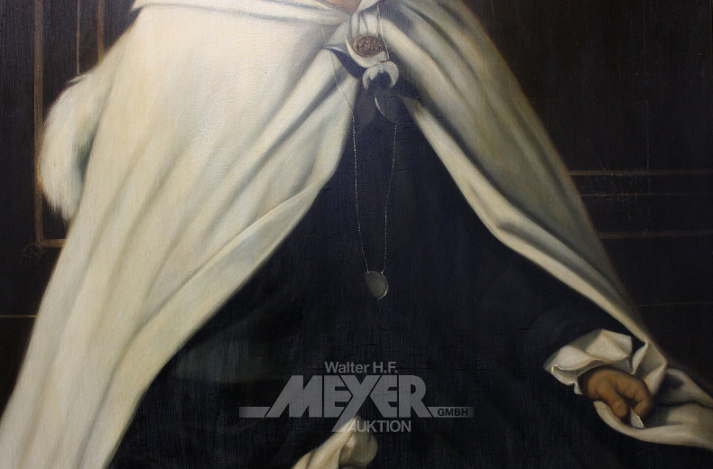 gr. Gemälde 'Porträt einer vornehmen Dame'