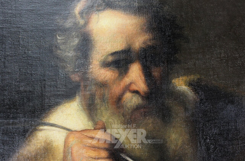 Gr. Gemälde 'Der Architekt'