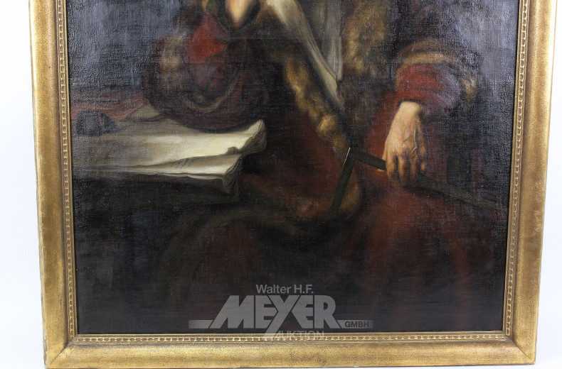 Gr. Gemälde 'Der Architekt'