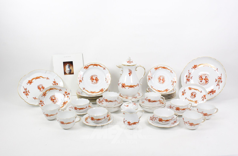 Porz.-Kaffee-/Teeservice, 40-tlg. für 6 Personen