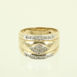 Ring mit 23 kl. Brillanten