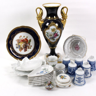 Posten Porzellanteile, versch. Hersteller, best. aus: