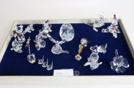 Konvolut kl. Kristallfiguren, überwiegend Swarovski