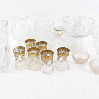 Posten Kristall und Glasartikel