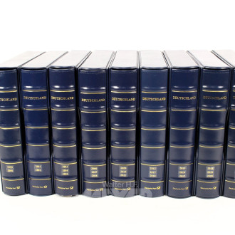 Karton vollständige Briefmarkensammlung, Deutsche Post 'Deutschland **plus' 1999-2024