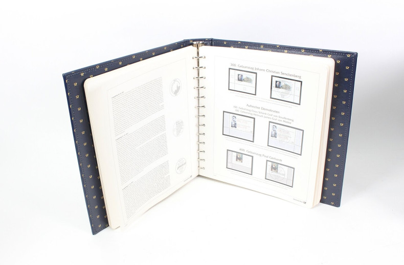 Karton vollständige Briefmarkensammlung, Deutsche Post 'Deutschland **plus' 1999-2024