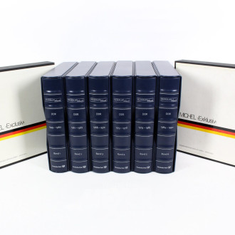 Karton vollständige Briefmarkensammlung, Deutsche Post 'DDR - Deutschland klassik' 1949-1990,