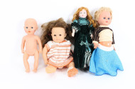 9 versch. Puppen