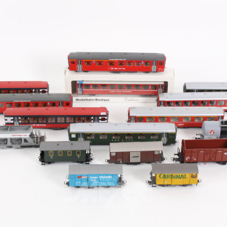 gr. Posten Modelleisenbahn-Wagons, ca. 100 Stück