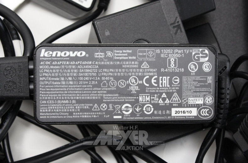 Posten versch. Docking-Station u. Netzteile LENOVO