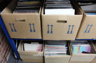unfangreiche Schallplattensammlung, überwiegend Maxi und DJ-Pressungen, von ca. 3.000 Stück