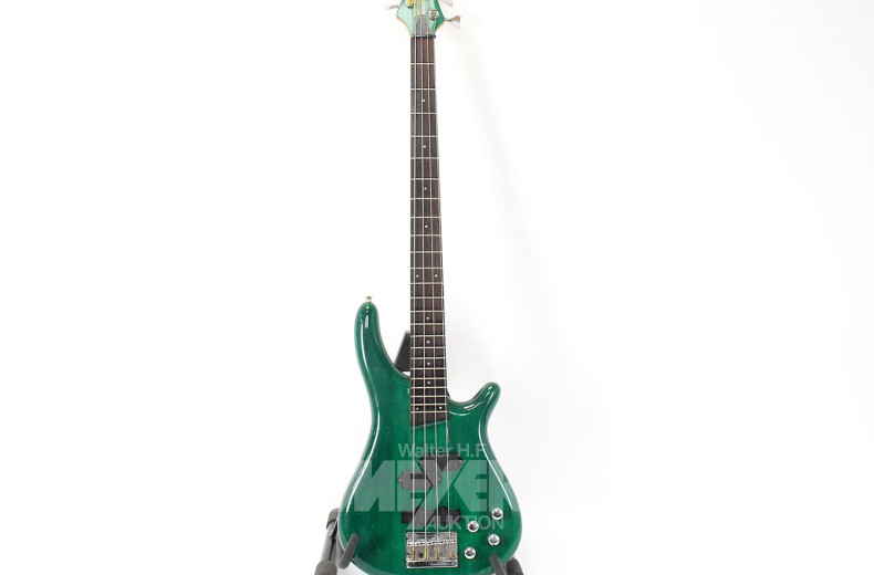 E-Bass, bez. KEN ROSE, grün