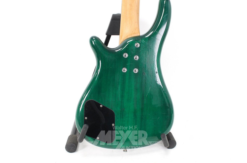 E-Bass, bez. KEN ROSE, grün