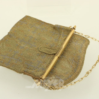 Einzigartiges Abendtäschchen in 750 GG, "Kettenhemd"