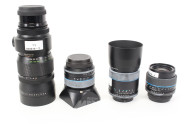 4 versch. Objektive u.a. SCHNEIDER Kreuznach: