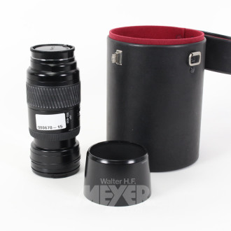 Objektiv mit Köcher