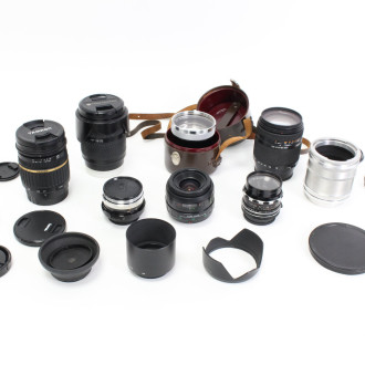 Konvolut versch. Objektive, ca. 8 Stück