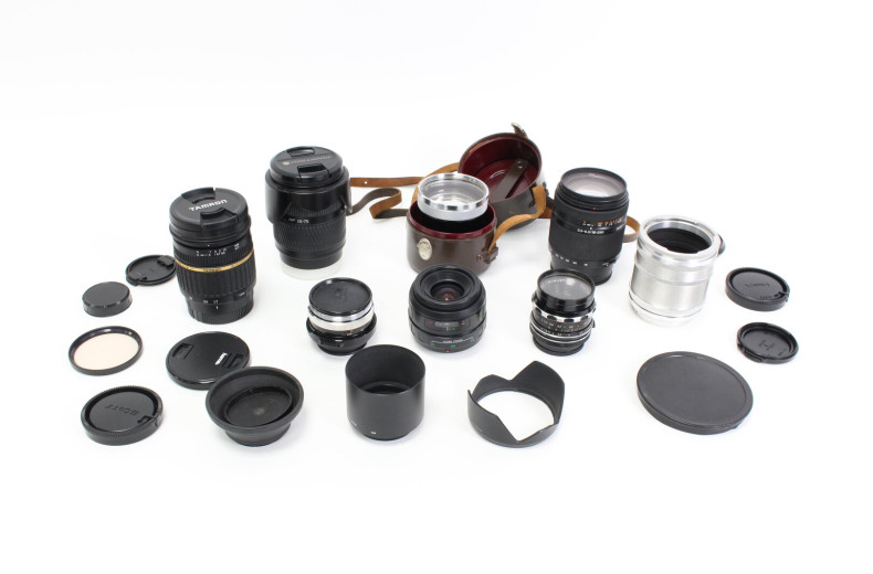 Konvolut versch. Objektive, ca. 8 Stück
