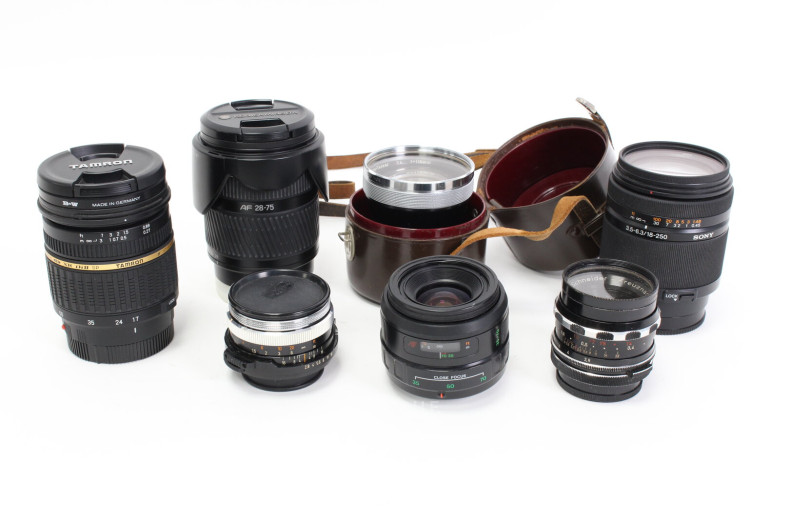 Konvolut versch. Objektive, ca. 8 Stück