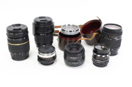 Konvolut versch. Objektive, ca. 8 Stück