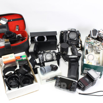 umfangr. Konvolut Fotozubehör: