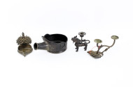4 versch. Dekorationen z.T. Bronze: