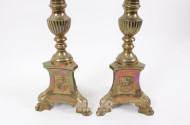 Paar Kerzenleuchter im Historismus-Stil